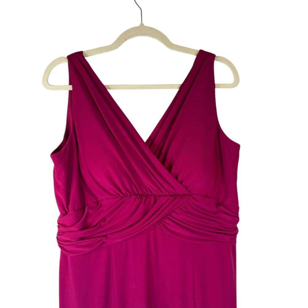 Alfred Angelo Fuchsia Cocktail Dress - Size 18 - Picture 13 of 14